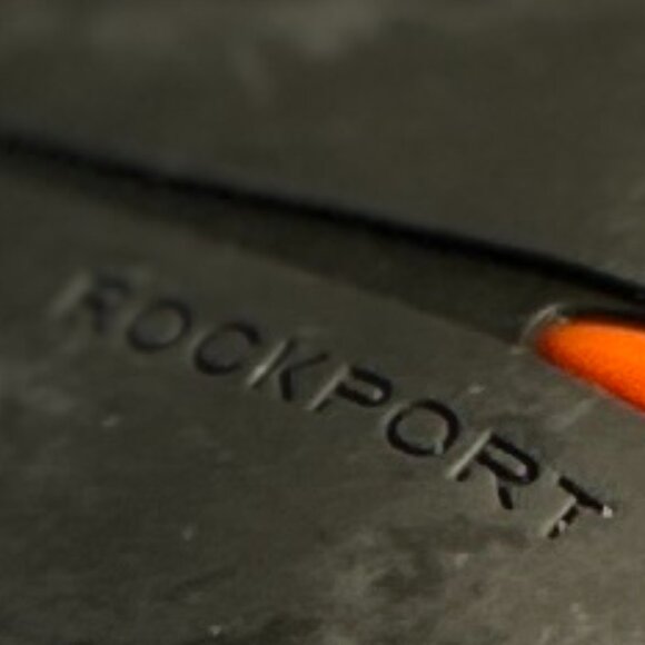 Rockport SZ 10 Black Leather Knee High Heeled Adiprene Comfort Boot Old $ Staple - Picture 10 of 10